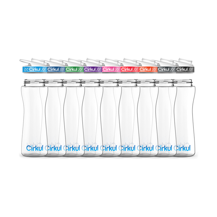 22oz. Plastic Bottle & Comfort Grip Lid M9